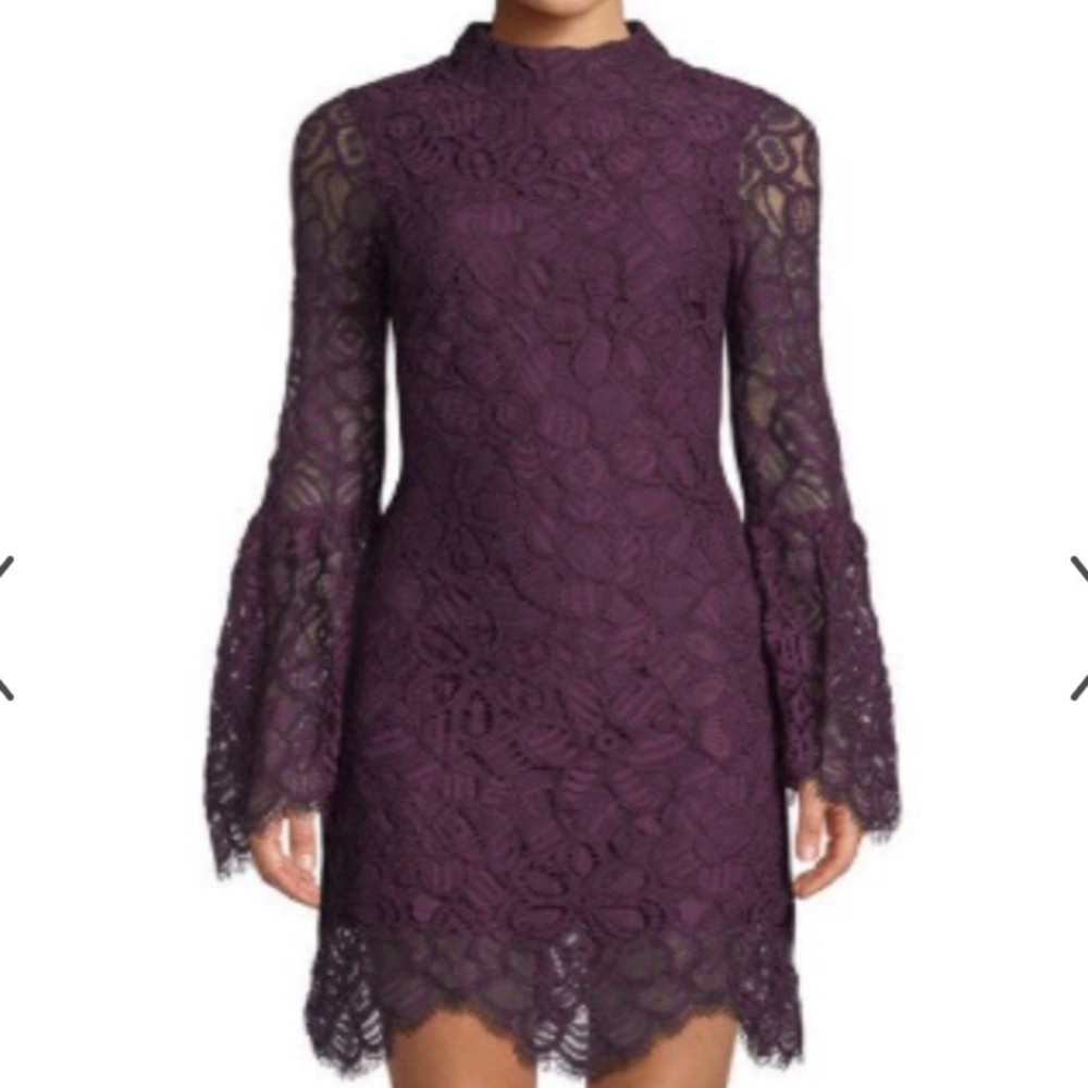 Allison New York Lace Bell Sleeve Dress